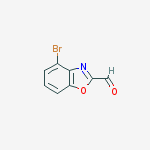 Structure of 4-BROMOBENZO[D]OXAZOLE-2-CARBALDEHYDE