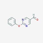 Structure of 2-phenoxypyrimidine-5-carbaldehyde