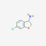 Structure of 6-Chloro-2,3-dihydro-benzofuran-3-ylamine