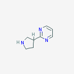 Structure of 2-pyrrolidin-3-ylpyrimidine