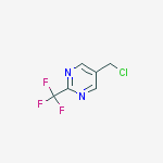 5-(chloromethyl)-2-(trifluoromethyl)pyrimidine结构式