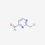 Structure of 2-(Chloromethyl)pyrimidine-4-carbaldehyde
