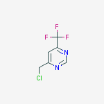 Structure of 4-(chloromethyl)-6-(trifluoromethyl)Pyrimidine