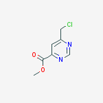 Structure of Methyl 6-(chloromethyl)pyrimidine-4-carboxylate