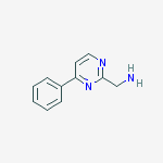 (4-phenylpyrimidin-2-yl)methanamine结构式