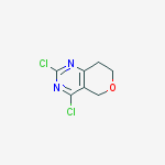 Structure of 5H-Pyrano[4,3-D]pyrimidine, 2,4-Dichloro-7,8-Dihydro-