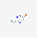 Structure of 5-Bromo-2-(chloromethyl)pyrimidine