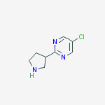 Structure of 5-chloro-2-pyrrolidin-3-ylpyrimidine