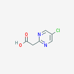 2-(5-chloropyrimidin-2-yl)acetic Acid结构式