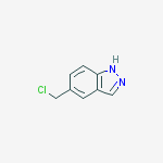 Structure of 5-(Chloromethyl)-1H-indazole