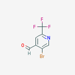 Structure of 5-broMo-2-(trifluoroMethyl)isonicotinaldehyde