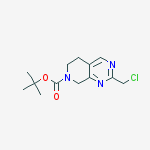 Structure of TERT-BUTYL 2-(CHLOROMETHYL)-5,8-DIHYDROPYRIDO[3,4-D]PYRIMIDINE-7(6H)-CARBOXYLATE