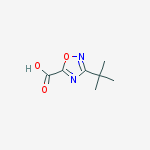 Structure of 3-TERT-BUTYL-1,2,4-OXADIAZOLE-5-CARBOXYLIC ACID