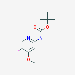 Structure of TERT-BUTYL5-IODO-4-METHOXYPYRIDIN-2-YLCARBAMATE
