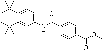Structure of Methyl 4-((5,5,8,8-tetramethyl-5,6,7,8-tetrahydronaphthalen-2-yl)carbamoyl)benzoate