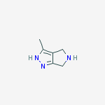 Structure of 3-methyl-2,4,5,6-tetrahydropyrrolo[3,4-c]pyrazole