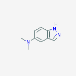Structure of N,N-Dimethyl-1H-indazol-5-amine