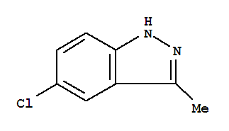 Structure of 5-CHLORO-3-METHYL-1H-INDAZOLE