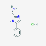 Structure of C-(5-PHENYL-1H-IMIDAZOL-2-YL)-METHYLAMINE HYDROCHLORIDE