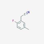 (2-fluoro-5-methylphenyl)acetonitrile结构式