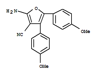 Structure of 2-Amino-4,5-bis(4-methoxyphenyl)furan-3-carbonitrile