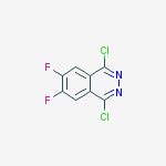 Structure of 1,4-Dichloro-6,7-difluorophthalazine