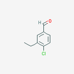 Structure of 4-chloro-3-ethylbenzaldehyde