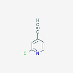 Structure of 2-chloro-4-ethynylpyridine