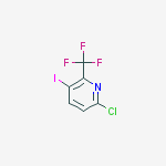 Structure of 6-chloro-3-iodo-2-(trifluoromethyl)pyridine