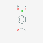 Structure of [4-(1-METHOXYETHYL)PHENYL]BORONIC ACID