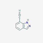 7-ethynyl-1h-indazole结构式