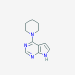 Structure of 5H-Pyrrolo[3,2-d]pyrimidine, 4-methoxy-