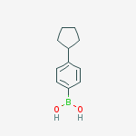 Structure of (4-Cyclopentylphenyl)boronic acid