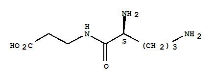 Structure of ORN-B-ALA DIHYDROCHLORIDE