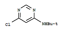 Structure of N-(tert-Butyl)-6-chloropyrimidin-4-amine