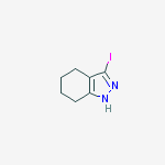Structure of 4,5,6,7-tetrahydro-3-iodo-1H-Indazole