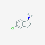 Structure of (S)-5-Chloro-2,3-dihydro-1H-inden-1-amine