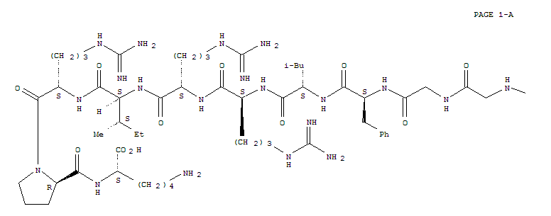 Structure of dynorphin (1-11), Pro(10)-
