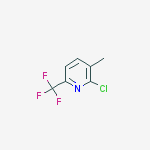 Structure of 2- Chloro-3-methyl-6-(trifluoromethyl) pyridine