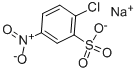 2-氯-5-硝基苯磺酸钠结构式