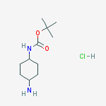 Structure of Trans-N-BOC-1,4-CYCLOHEXANEDIAMINE-HCl