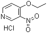 Structure of 4-Ethoxy-3-nitropyridine hydrochloride