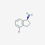 Structure of (S)-4-FLUORO-INDAN-1-YLAMINE