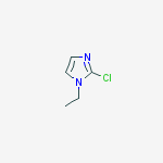 Structure of 2-chloro-1-ethyl-imidazole