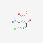Structure of 2-Amino-3-chloro-6-fluoro-benzoic acid