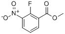 Structure of methyl 2-fluoro-3-nitrobenzoate