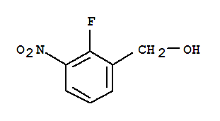 Structure of benzenemethanol, 2-fluoro-3-nitro-