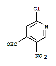 Structure of 4-Pyridinecarboxaldehyde,2-chloro-5-nitro-