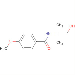 Structure of Benzamide, N-(2-hydroxy-1,1-dimethylethyl)-4-methoxy-