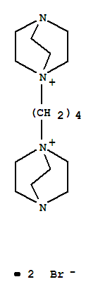 Structure of 1,1-(BUTANE-1,4-DIYL)BIS[4-AZA-1-AZONIABICYCLO[2.2.2]OCTANE] DIBROMIDE